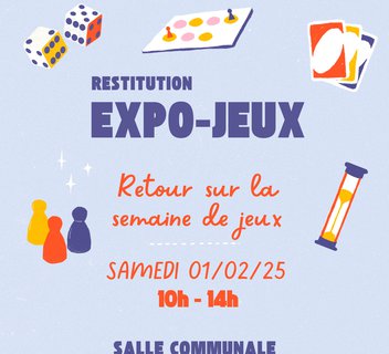 Photo Exposition Jeux - Restitution de la semaine Raconte-moi l'Ardèche