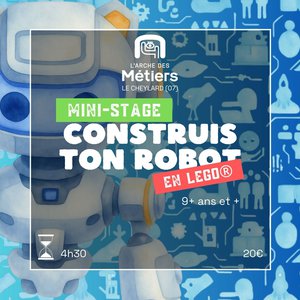 Construis ton robot en Lego® – Mini-stage