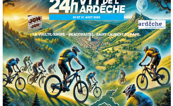 Photo Épreuve sportive "Les 24h VTT de l'Ardèche"