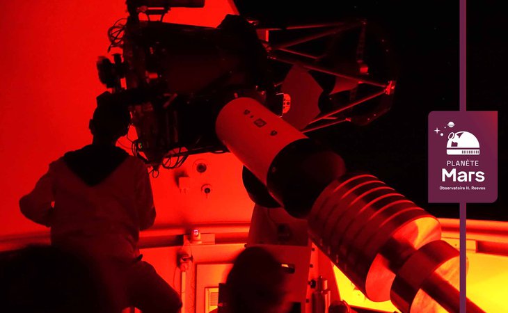 Photo Observation des étoiles au télescope RC600