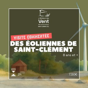 Visite commentée des éoliennes de Saint-Clément