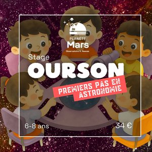 Stage Ourson : Premiers pas en astronomie