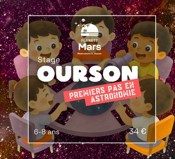 Photo Ourson : Premiers pas en astronomie