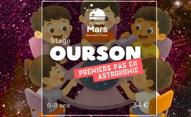 Photo Ourson : Premiers pas en astronomie