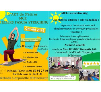 Photo Ateliers fascia streching