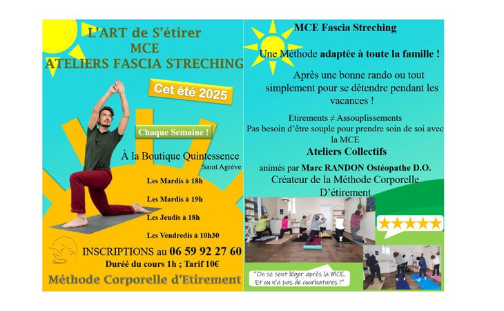 Photo Ateliers fascia streching