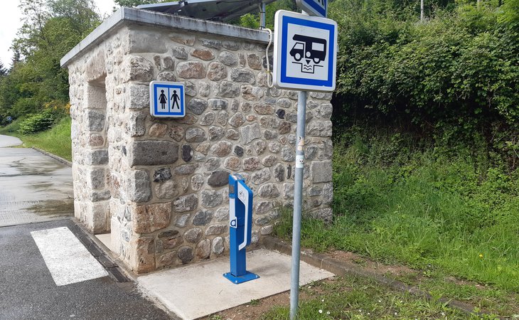 Photo Borne de recharge VAE – Aire des Collanges (Dolce Via)
