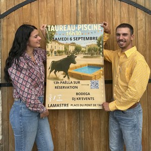 Taureau-piscine