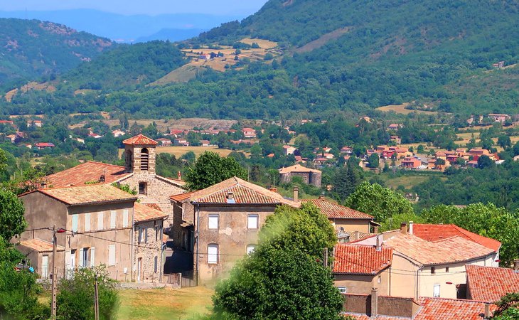Photo Saint-Maurice-en-Chalencon - Les corniches de l'Eyrieux