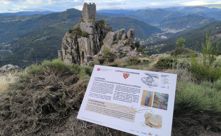 Photo Chemin d'interprétation : Château de Rochebonne