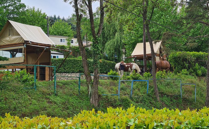 Photo Camping La Douce Ardèche  - Le Bivouac