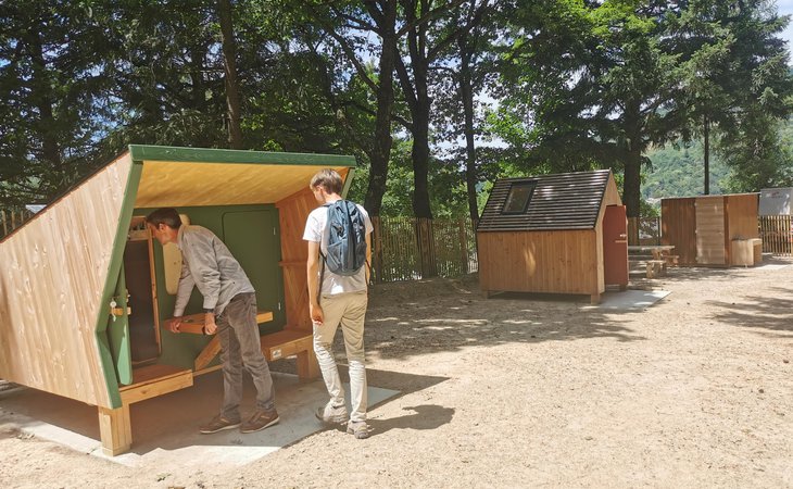 Photo Camping Les Terrasses de la Chèze - Le bivouac