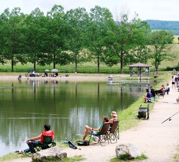 Photo Concours de pêche à la truite baguée