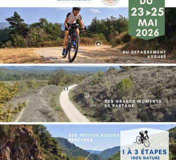 Photo ANNULÉ / "La Grav’Elles Tour Ardèche 2026" (randonnée en vélo Gravel en 1, 2 ou 3 étapes)