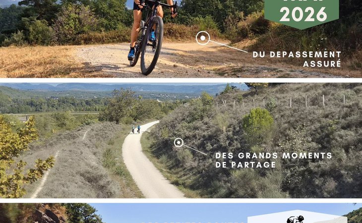 Photo ANNULÉ / "La Grav’Elles Tour Ardèche 2026" (randonnée en vélo Gravel en 1, 2 ou 3 étapes)