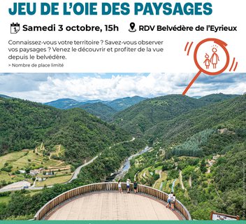 Photo Visite-découverte "Saint-Michel-de-Chabrillanoux : jeu de l'oie des paysages"