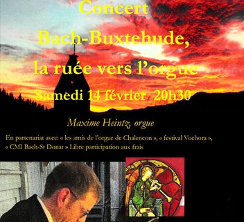 Photo Concert "Bach & Buxtehude : la ruée vers l'orgue" (orgue - musique classique)