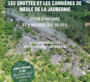 Photo Restitution de l'étude scientifique "Les grottes et les carrières de meule de La Jaubernie"