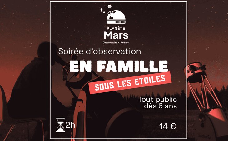 Photo En famille sous les étoiles - Soirée découverte astronomique
