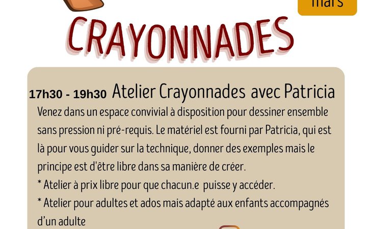 Photo Aux Sources : ateliers "Crayonnades"