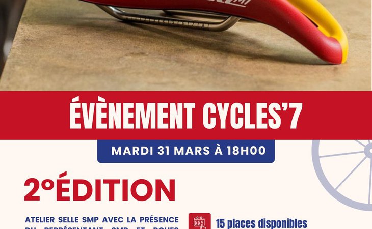 Photo Événement à Cycles'7 - Atelier selle