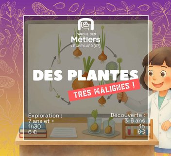 Photo Des plantes très malignes ! Découverte 3-6 ans