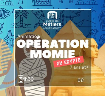Photo Opération momie en Égypte