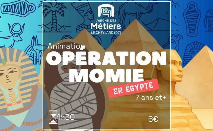 Photo Opération momie en Égypte