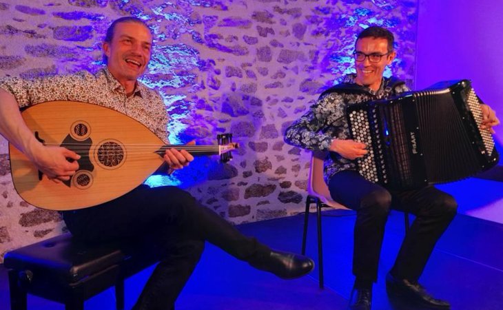 Photo Festival Musiques en Vivarais Lignon : "Une heure avec" Etienne Candela et Thomas Chedal : Albanico