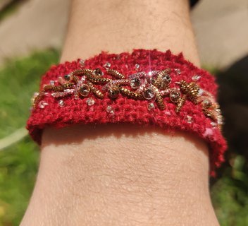 Photo Animation "bracelet brodé"