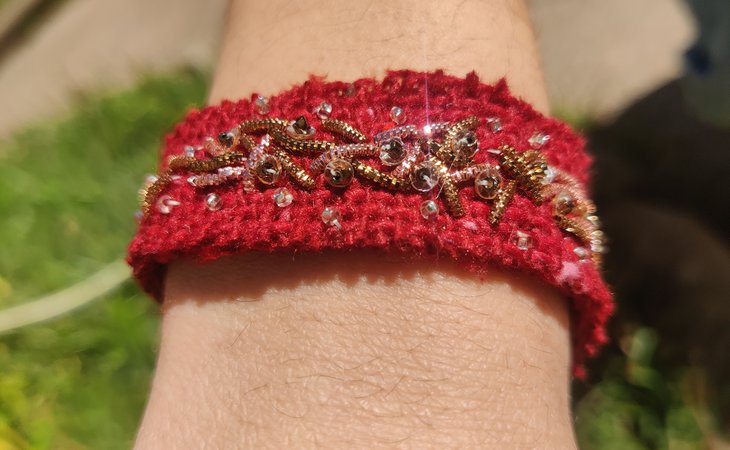 Photo Animation "bracelet brodé"