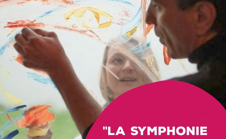 Photo Vernissage de l'exposition "La Symphonie des palettes" (œuvres collectives et intergénérationnelles)