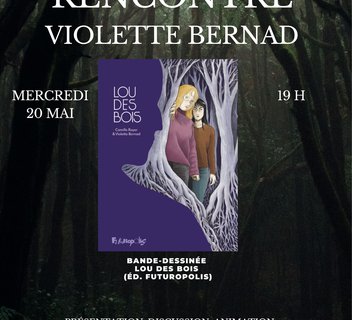 Photo Rencontre avec l'autrice de BD Violette Bernad