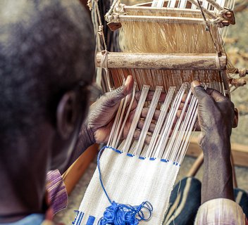 Photo Rencontre avec les tisserands de Côte d'Ivoire