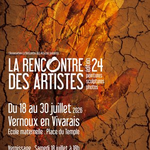 Vernissage de l'exposition "La Rencontre des Artistes" (édition #24)