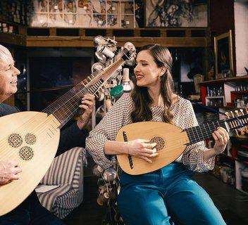 Photo Festival "L'été musical de Chalencon" - Concert du duo "Capricci" (théorbe et théorbini)