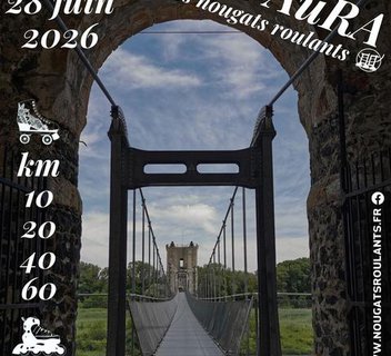 Photo Rand'aura des nougats roulants : départ du Pouzin