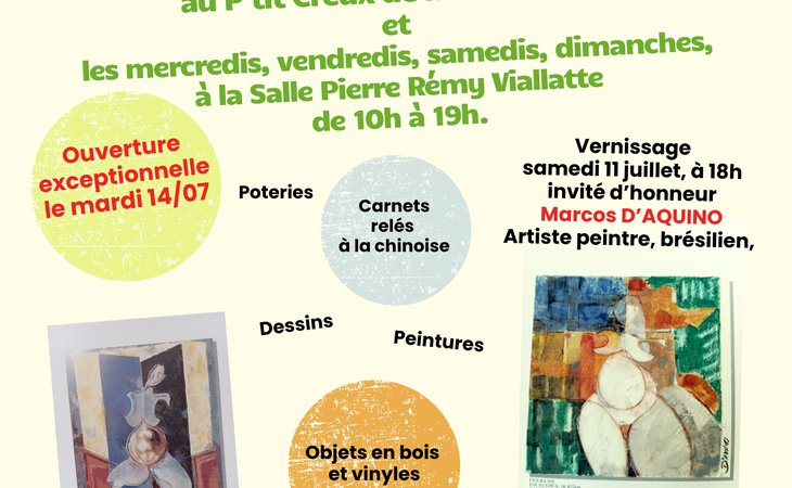 Photo Exposition collective des artistes et artisans d'art de Saint Jean Roure
