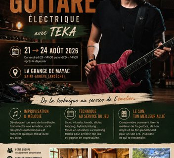 Photo Masterclass Guitare Électrique avec TEKA