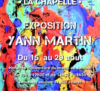 Photo Vernissage de l'exposition de Yann Martin
