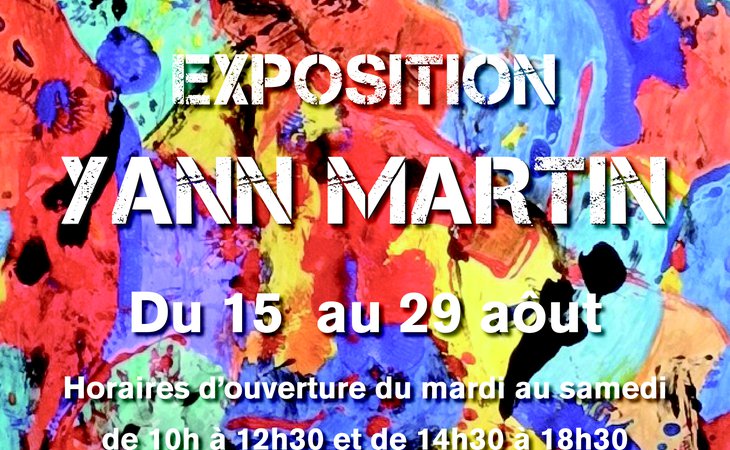 Photo Vernissage de l'exposition de Yann Martin