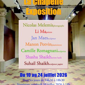 Vernissage de l'exposition "sculptures, photos, peintures"
