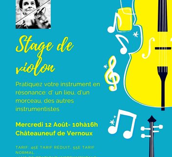 Photo Stage "Violon" pour adultes et ados | durée 6h