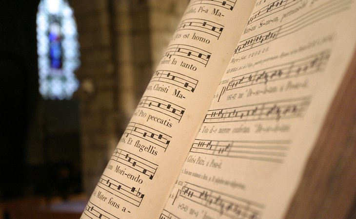 Photo Concert de chant grégorien (répétition publique des participants à un stage d'initiation au chant grégorien)