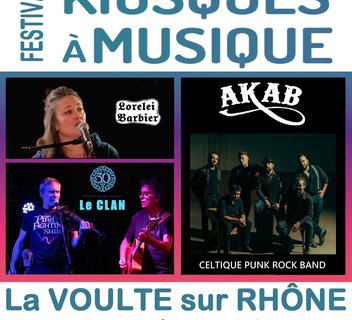 Photo Festival "Kiosques à musique" #38 - Concerts celtiques : "Lorelei Barbier", "Le Clan" et "Akab"