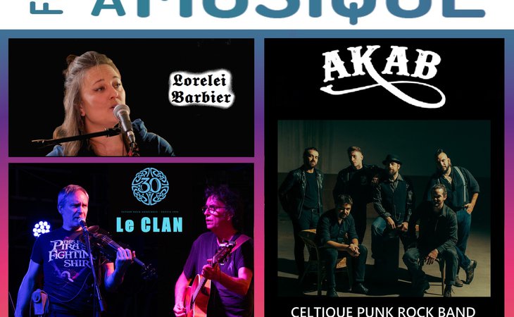 Photo Festival "Kiosques à musique" #38 - Concerts celtiques : "Lorelei Barbier", "Le Clan" et "Akab"