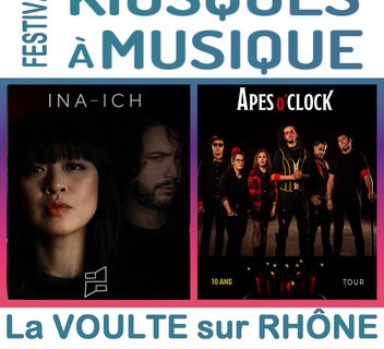 Photo Festival "Kiosques à musique" #38 - Concerts : "Ina Ich" et "Apes O'clock"