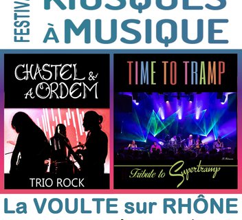 Photo Festival "Kiosques à musique" #18 - Concerts : "Chastel & a Ordem" et "Time To Tramp (tribute Supertramp)"