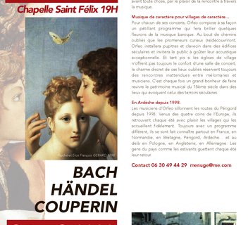 Photo Concert de musique classique "Flûte à bec et clavecin"
