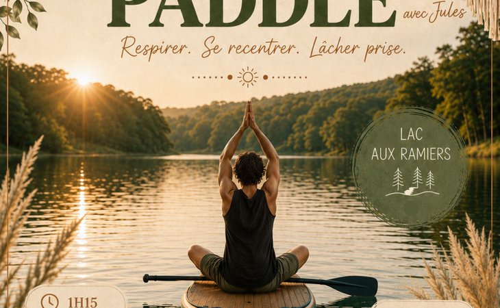 Photo Séance de yoga-paddle | durée 1h15